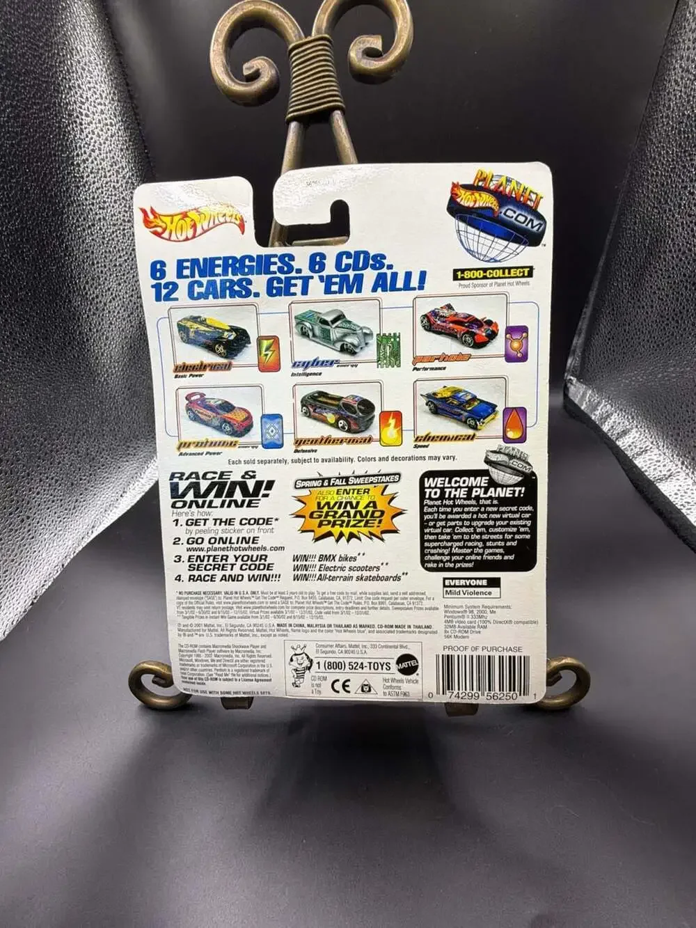2001 Hot Wheels Protonic Energy Car with CD-ROM